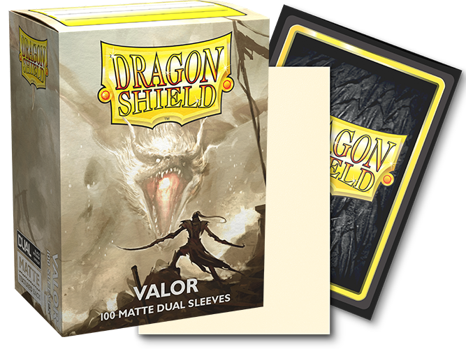 Dragon Shield Sleeves: Standard Matte Dual - Valor 100CT