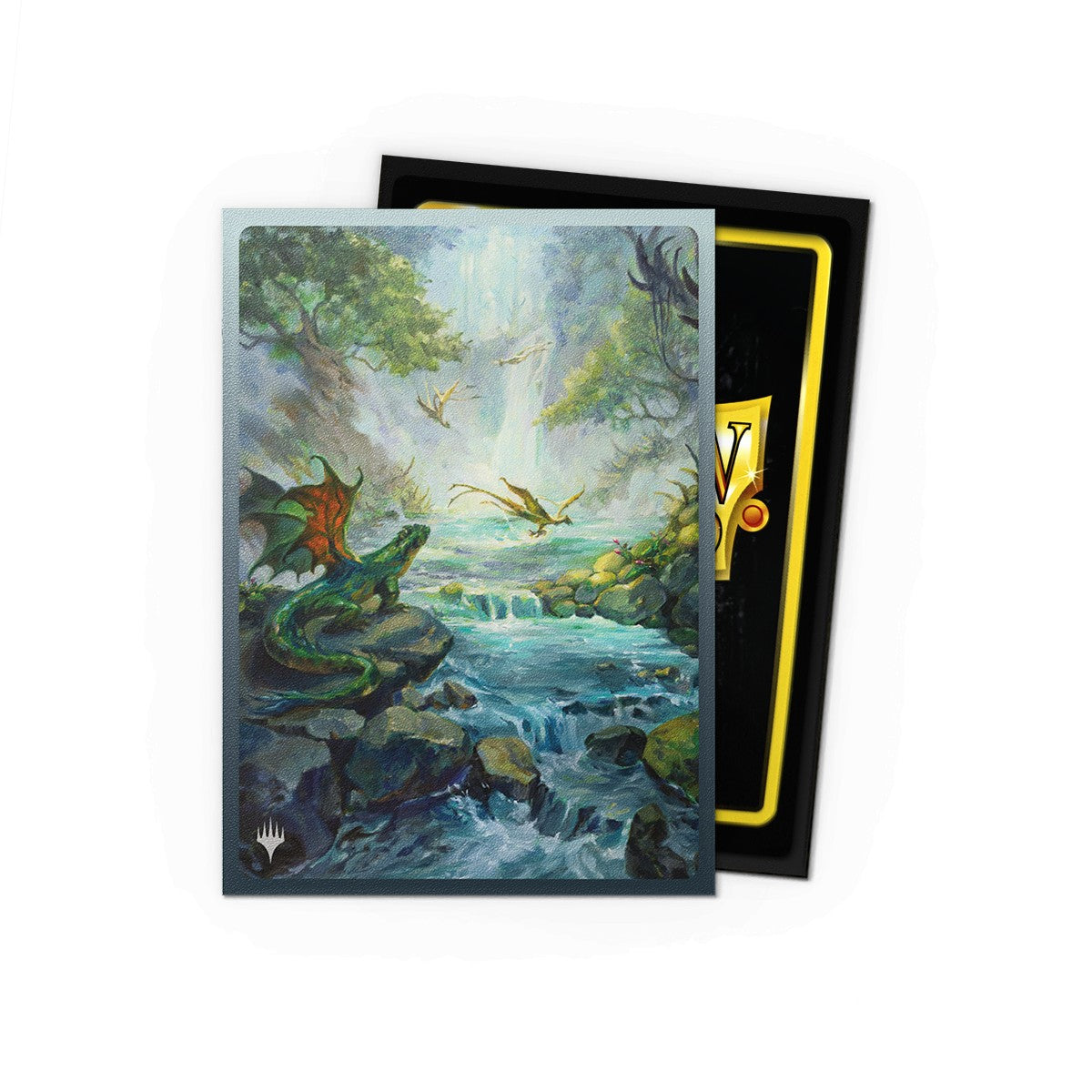 Dragon Shield Sleeves: Standard Dual Matte - Landfall Series Misty Rainforest 100CT