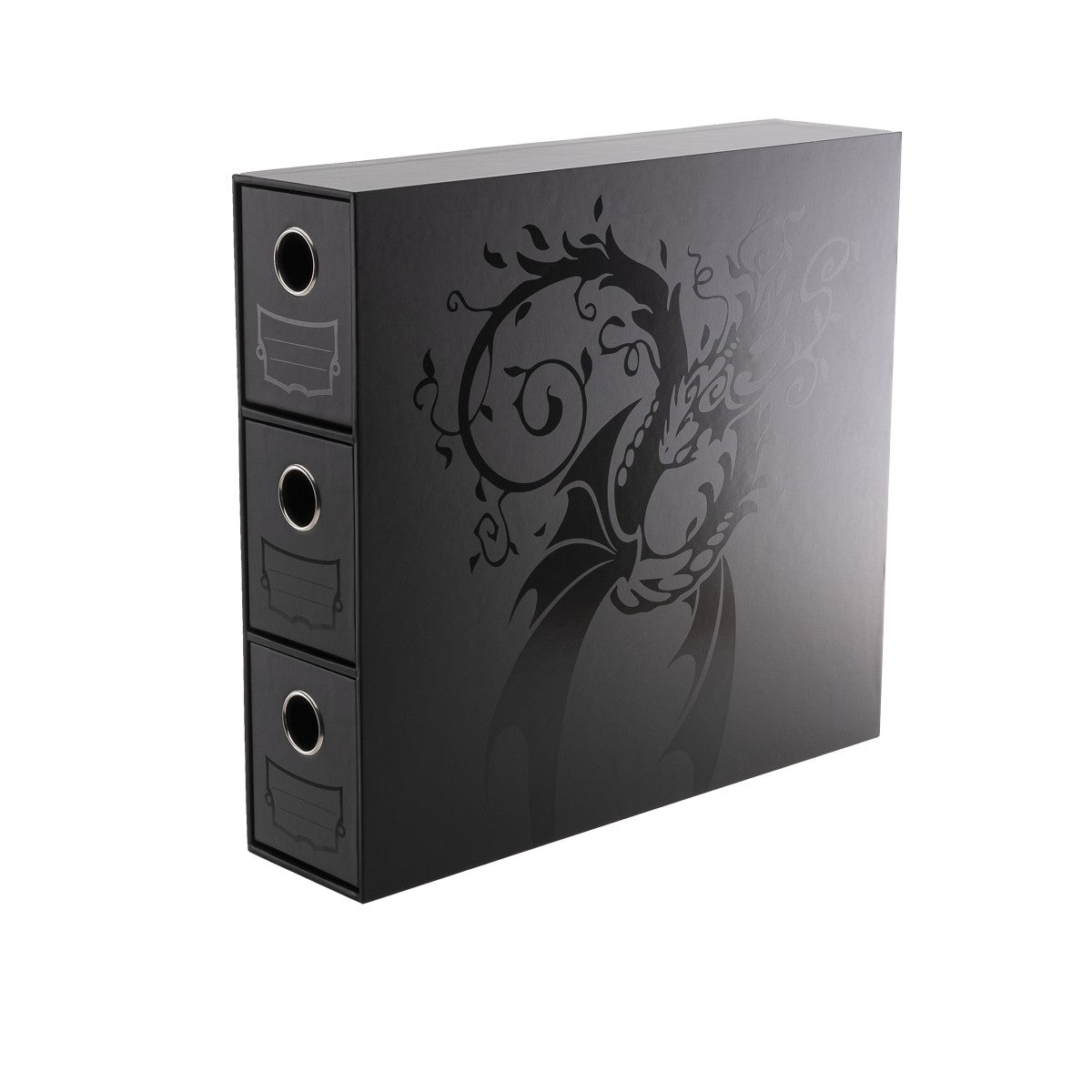 Dragon Shield Storage: Fortress Card Drawers Verticle 3 XL - Black