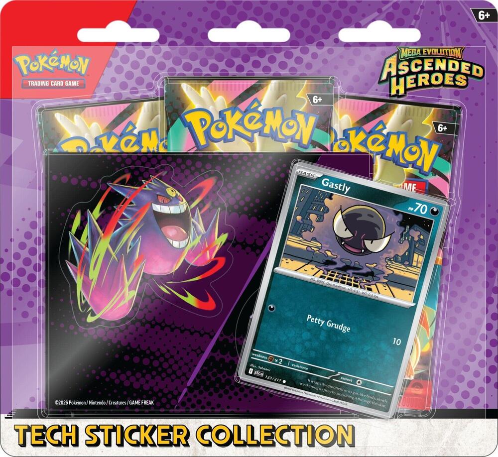 Pokémon TCG: Mega Evolution 2.5: Ascended Heroes: Tech Sticker Collection