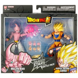 Dragon Ball Z: 6.5" Dragon Stars Battle Pack - Super Saiyan 3 Goku vs Majin Buu Final Figure