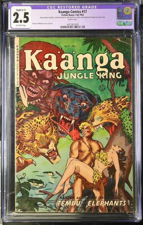 Kaanga Comics #17 CGC 2.5