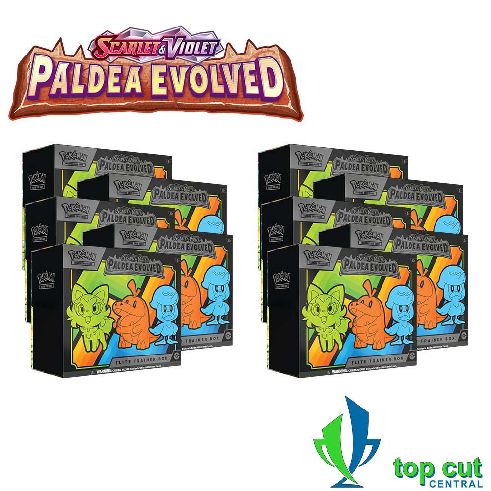 Scarlet & Violet - Paldea Evolved - Elite Trainer Box - Case