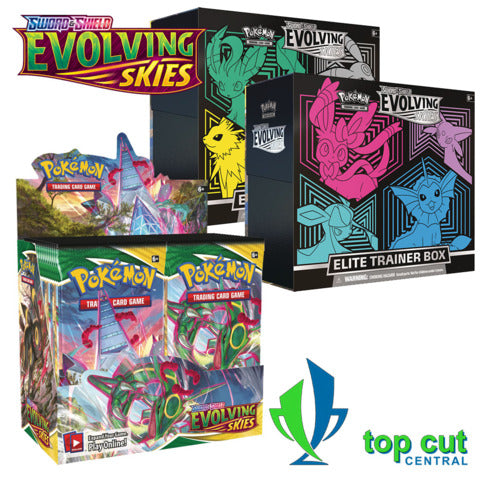 Sword & Shield - Evolving Skies Booster Box & Elite Trainer Boxes Bundle