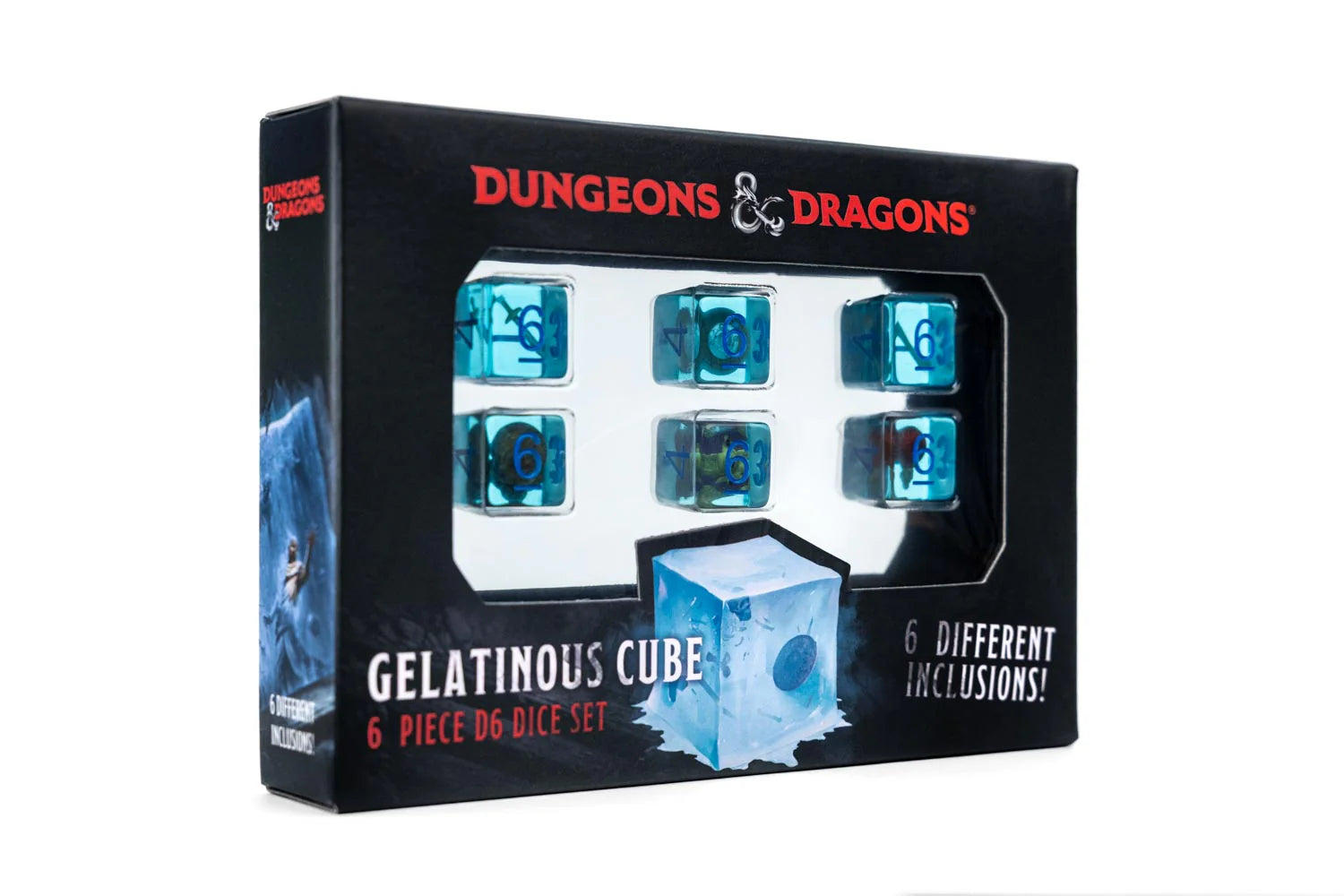 D&D Gelatinous Cube 6 piece D6 dice set