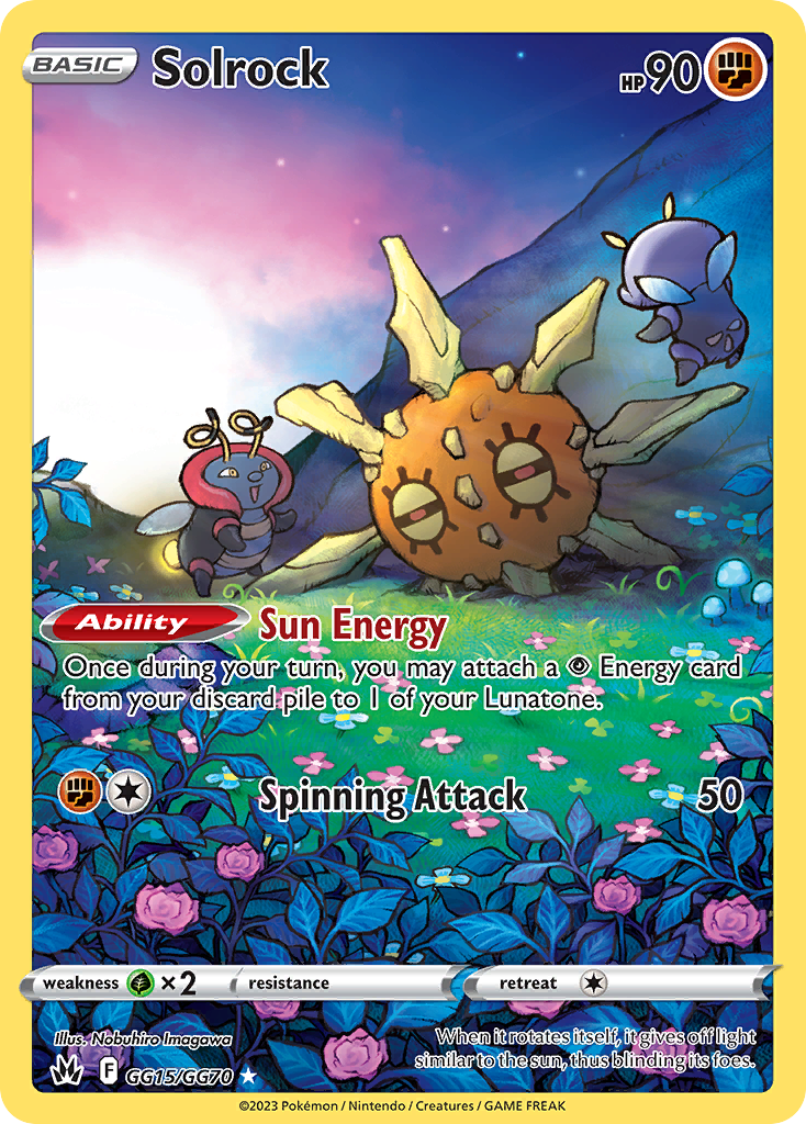 pokemon card gg Solrock