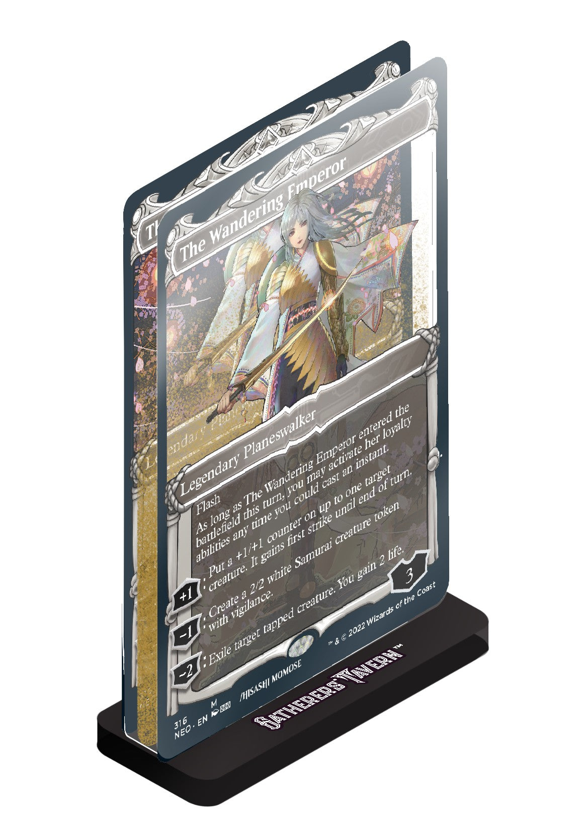 Magic: The Gathering - The Wandering Emperor Acrylic Slab Standee