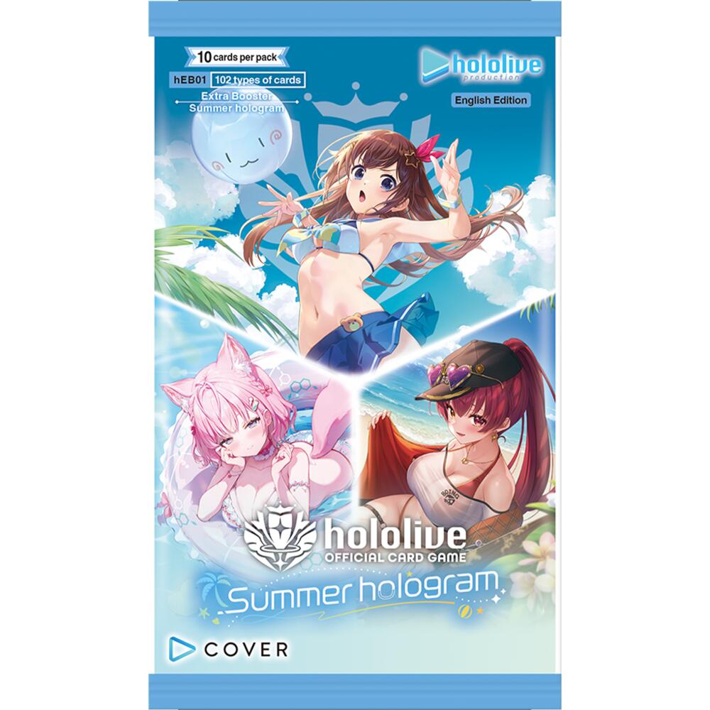 hololive OCG: EB01 Extra Booster 01 - Summer hologram Booster Pack