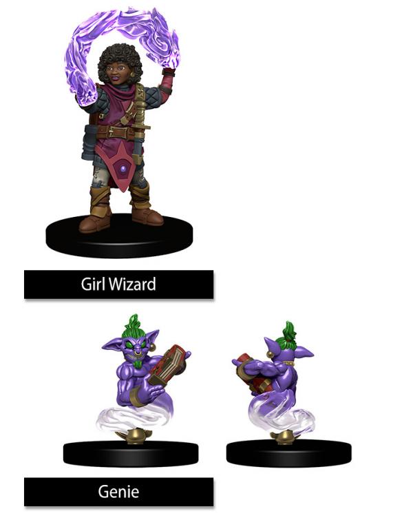 Wardlings Minis Girl Wizard with Genie