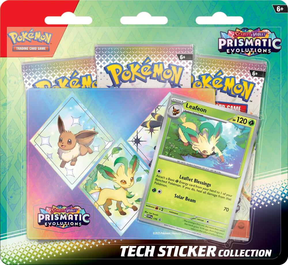 Scarlet & Violet - Prismatic Evolutions - Tech Sticker Collection