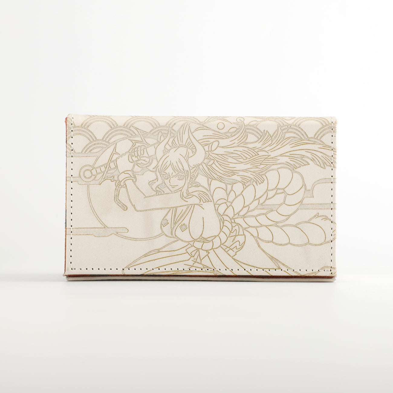 おに2 Oni v2 - Genuine Leather Dicewinder Deck Box Ivory - Yamato - One Piec