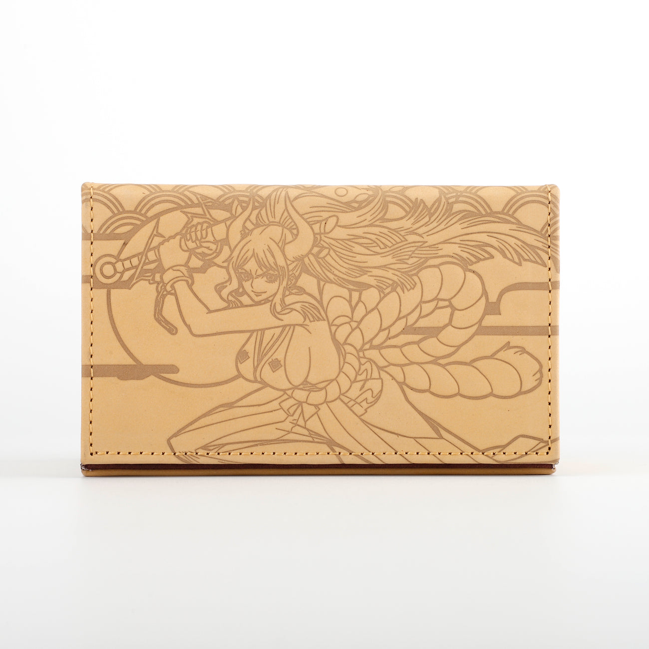 Oni v2 - Genuine Leather Dicewinder Deck Box Sand - Yamato - One Piece