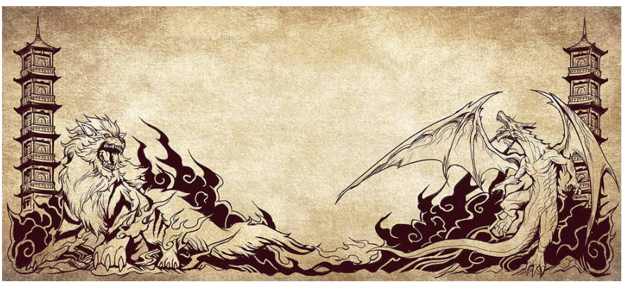 Burning Legends XXL Deskmat