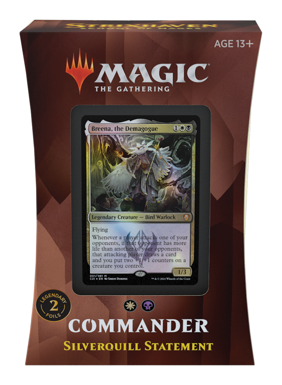 Commander 2021 Deck - Silverquill Statement