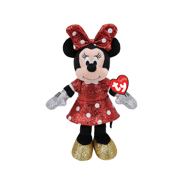 Minnie Mouse Super Sparkle 8" Plush - Beanie Babies Collection