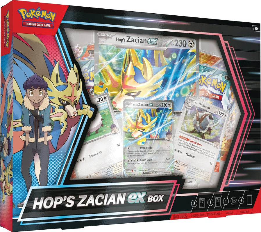Pokemon Hop's Zacian ex Box