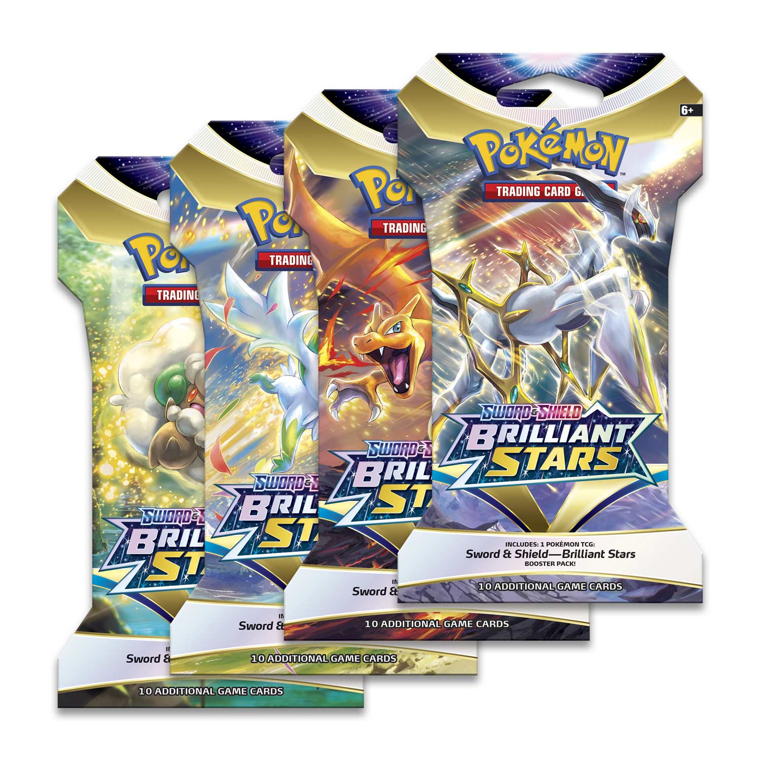 Sword & Shield - Brilliant Stars - Sleeved Booster Pack