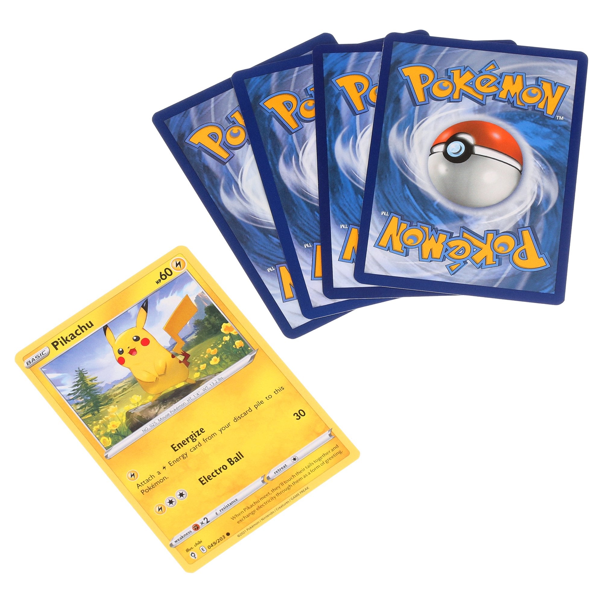 Pokémon 5 Randomly Assorted Pikachu Trading Cards