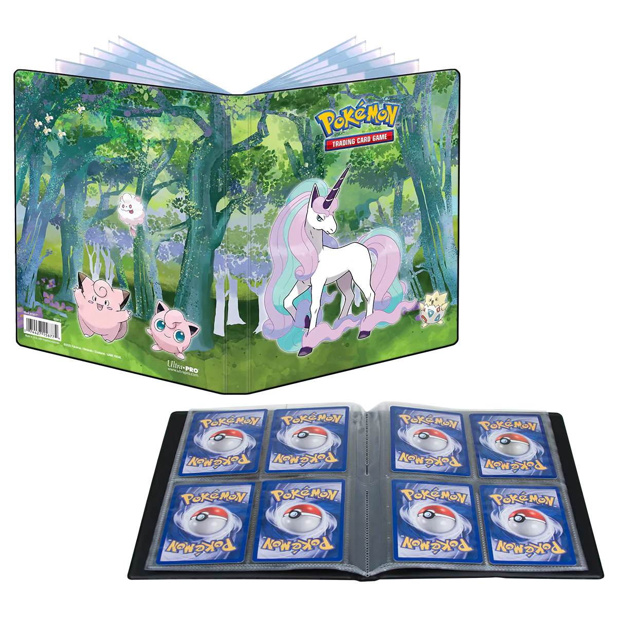 UltraPro Pokemon 4 Pocket Binder Gallery Series Enchanted Glade