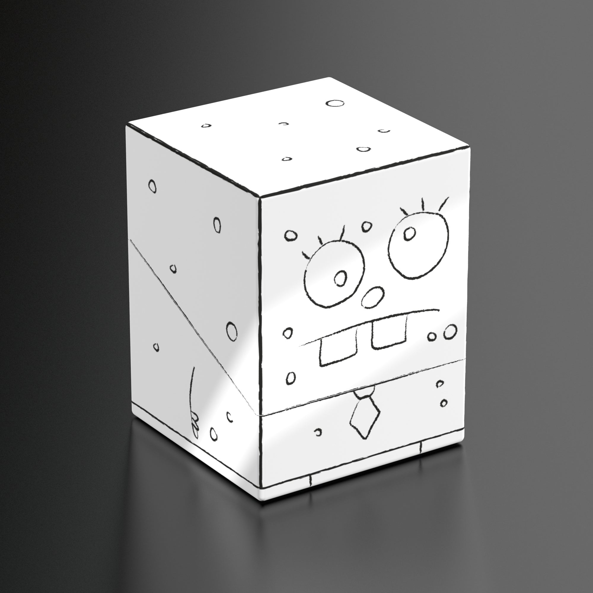 Squaroes 100+ Boulder: SpongeBob SquarePants Wave II - DoodleBob (Chase)