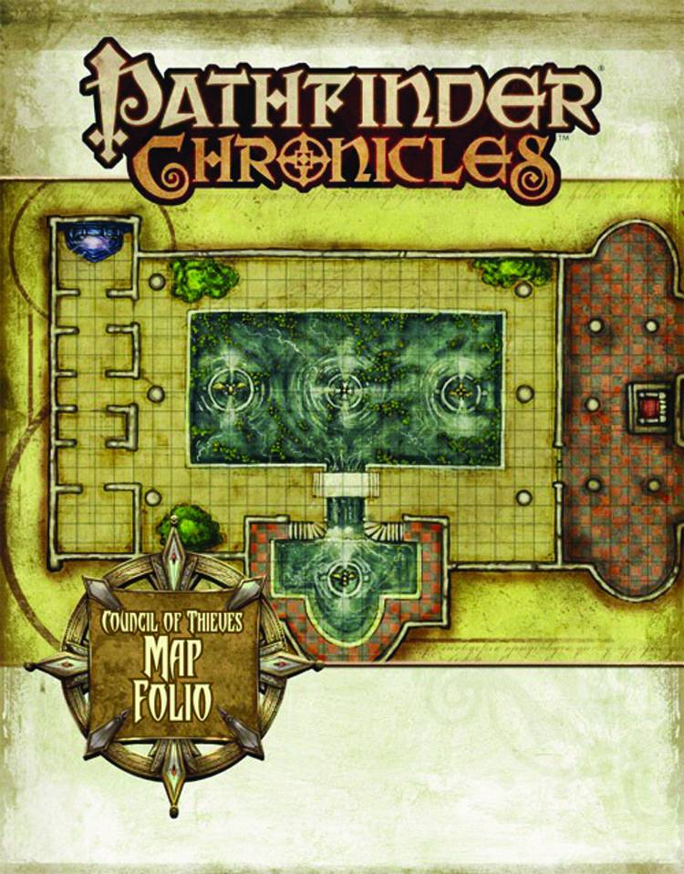 Pathfinder Chronicles Council Thieves Map Folio