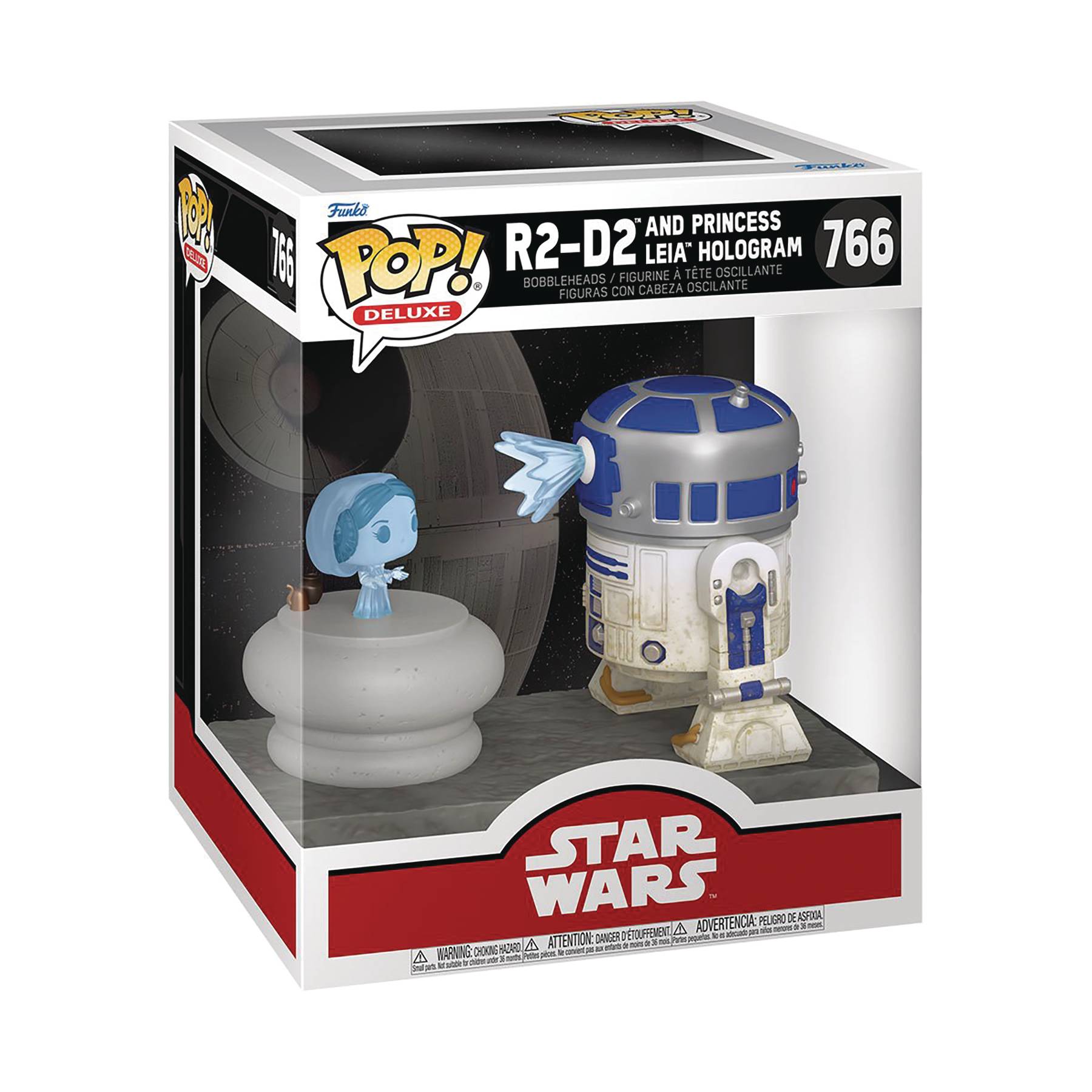 Pop Deluxe Sws9 R2D2 with Princess Leia Hologram
