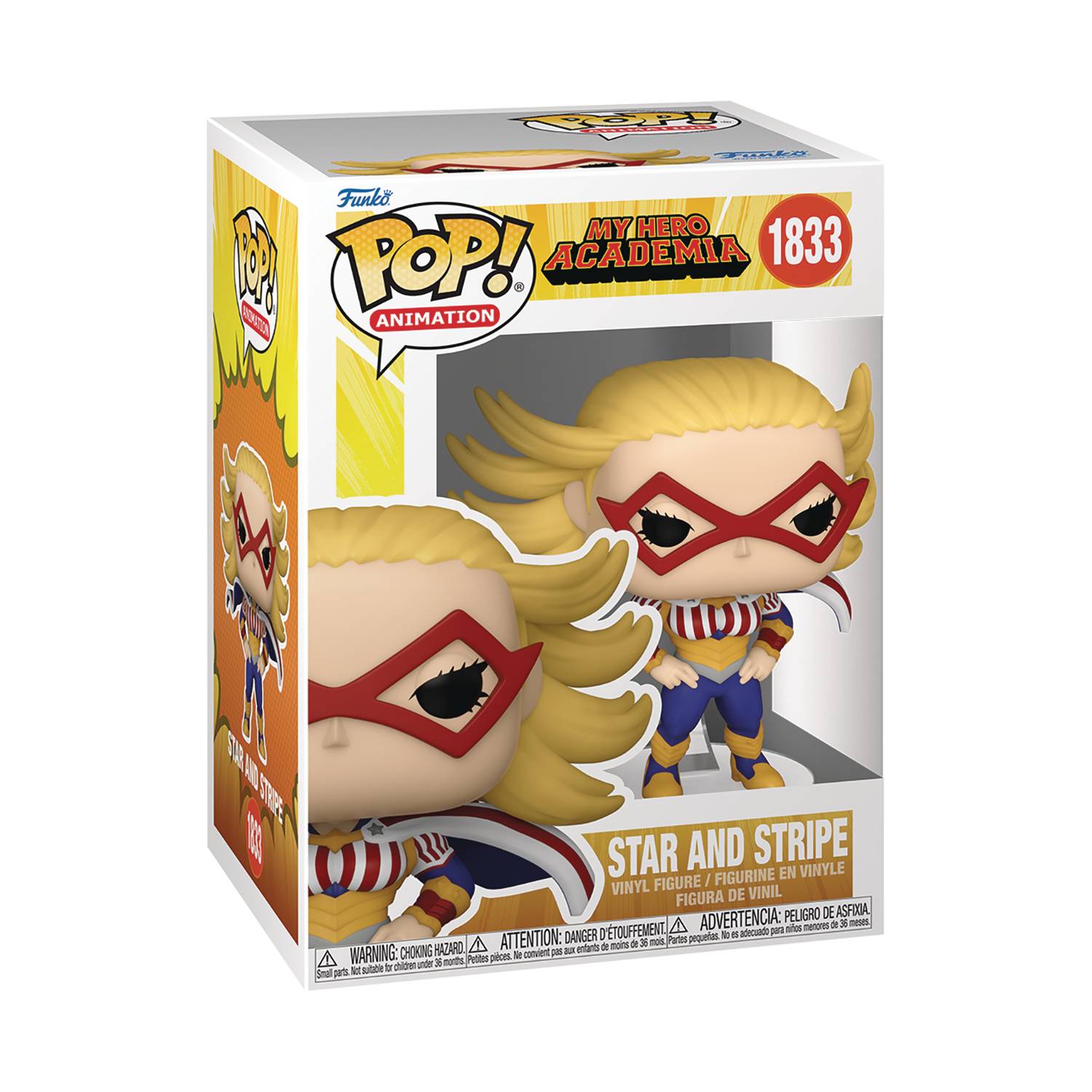 Pop Animation My Hero Academia Star And Stripe Figure
