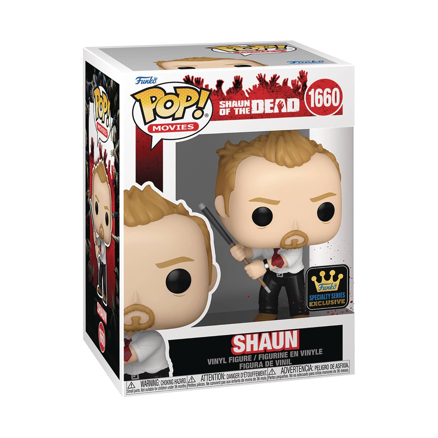Pop Movies Shaun Of The Dead Shaun W Ch Bd Figure
