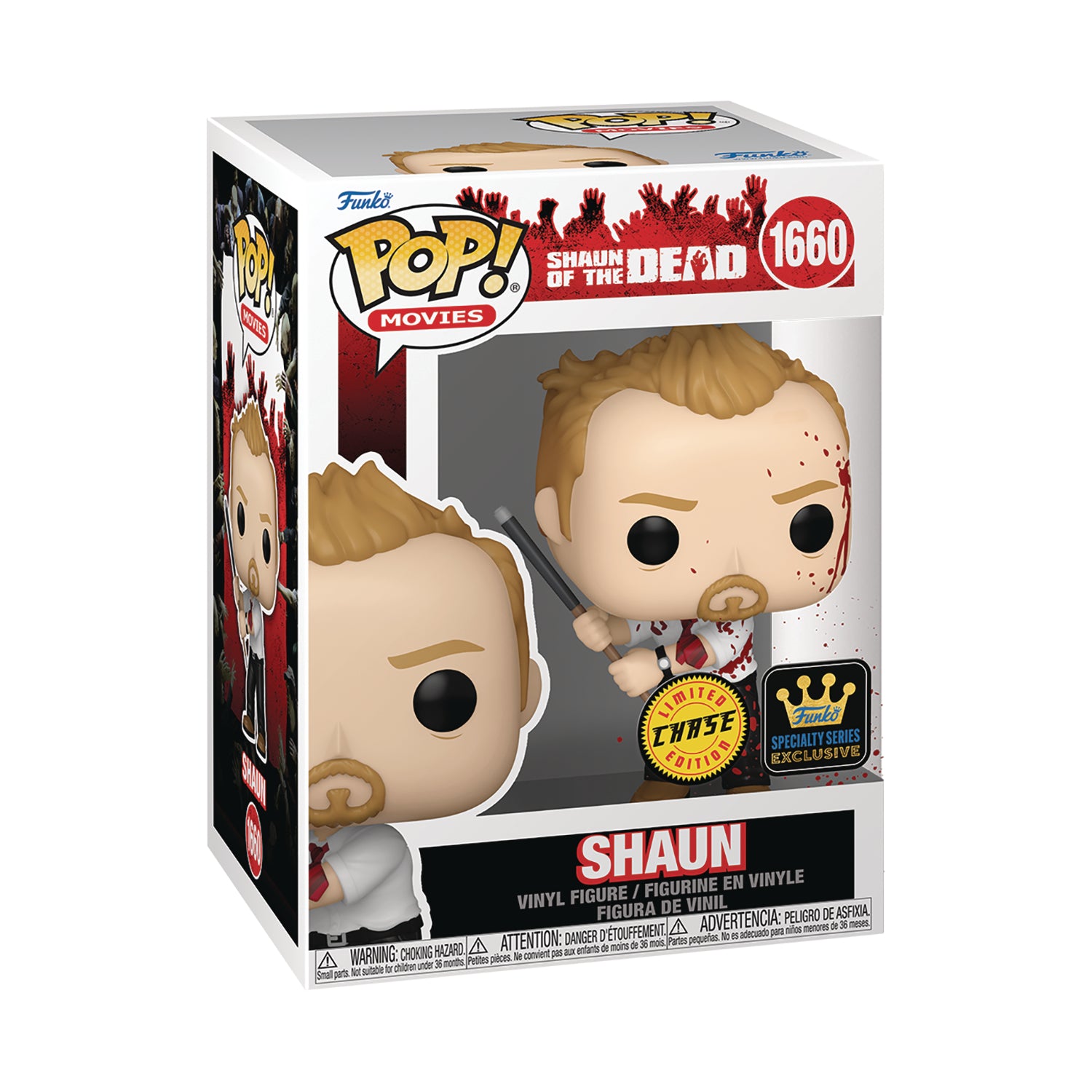 Pop Movies Shaun Of The Dead Shaun W Ch Bd Figure