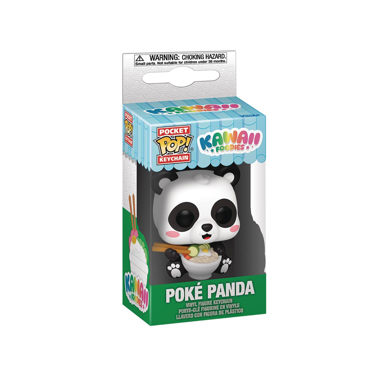 Pop Keychain Funko Foods Poke Panda Figure