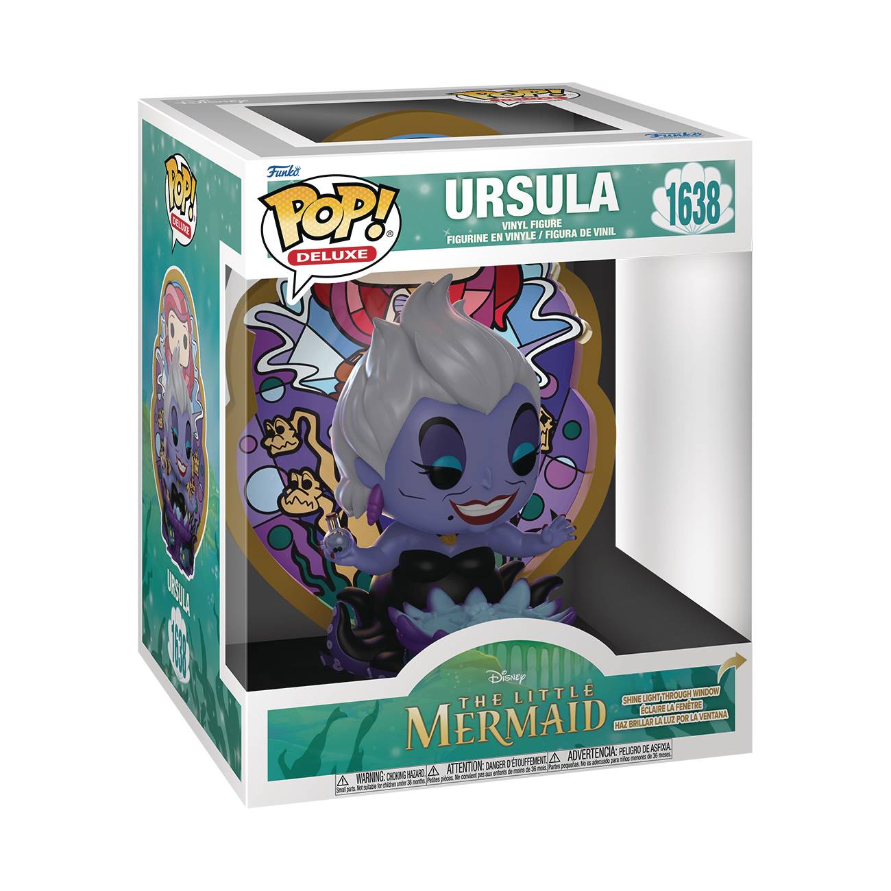 Pop Deluxe Little Mermaid Ursula Stained Glass Figure