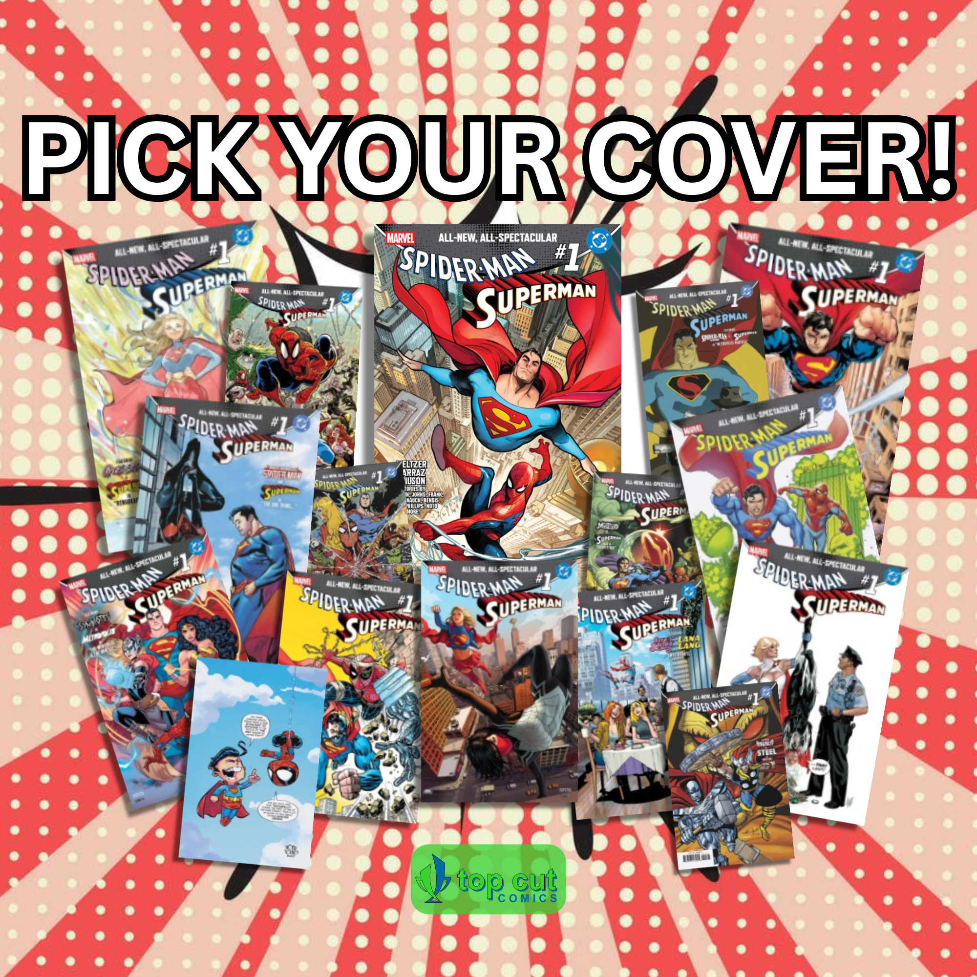 Spider-Man/Superman #1 (2026) FIRST PRINT - All Covers! Marvel/DC Comics NM