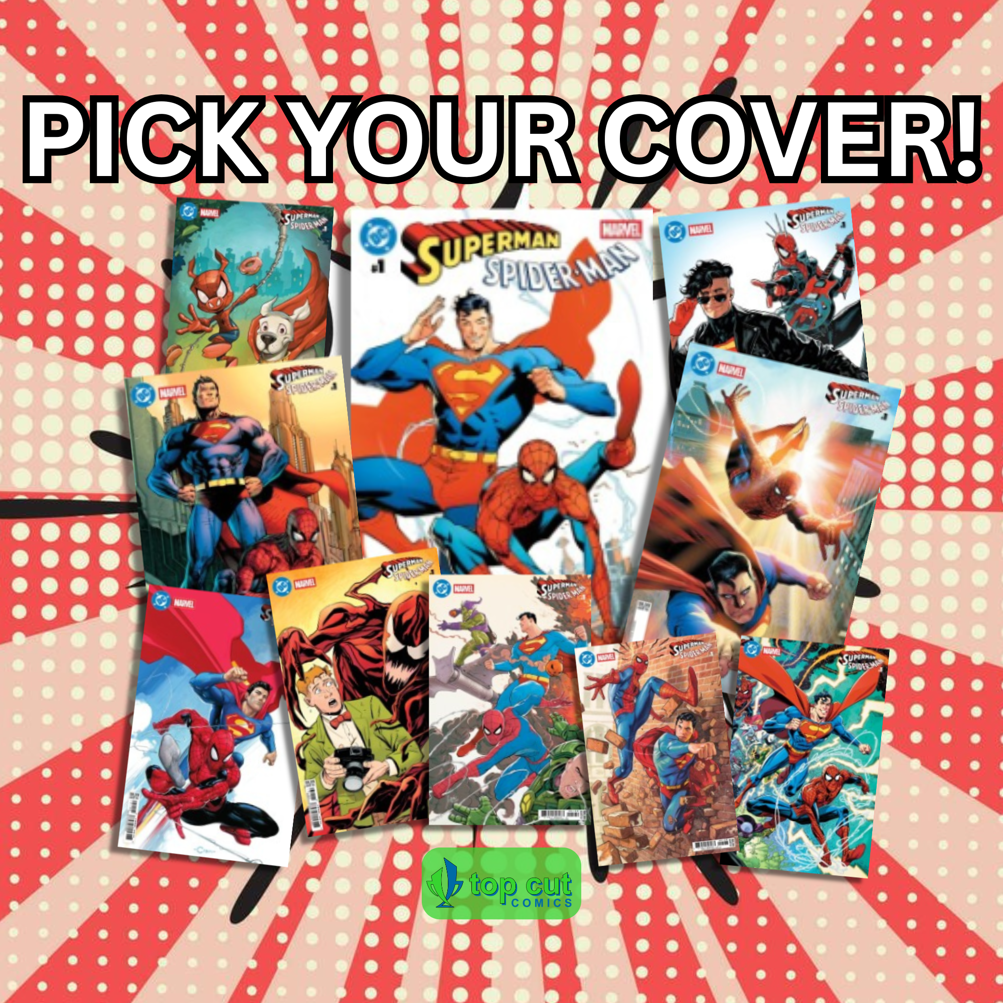 Superman/Spider-Man #1 (2026) FIRST PRINT - All Covers! DC/Marvel Comics NM