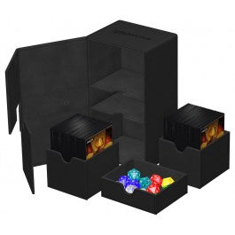 Ultimate Guard Twin Flip N Tray 200+ Monocolor - Black