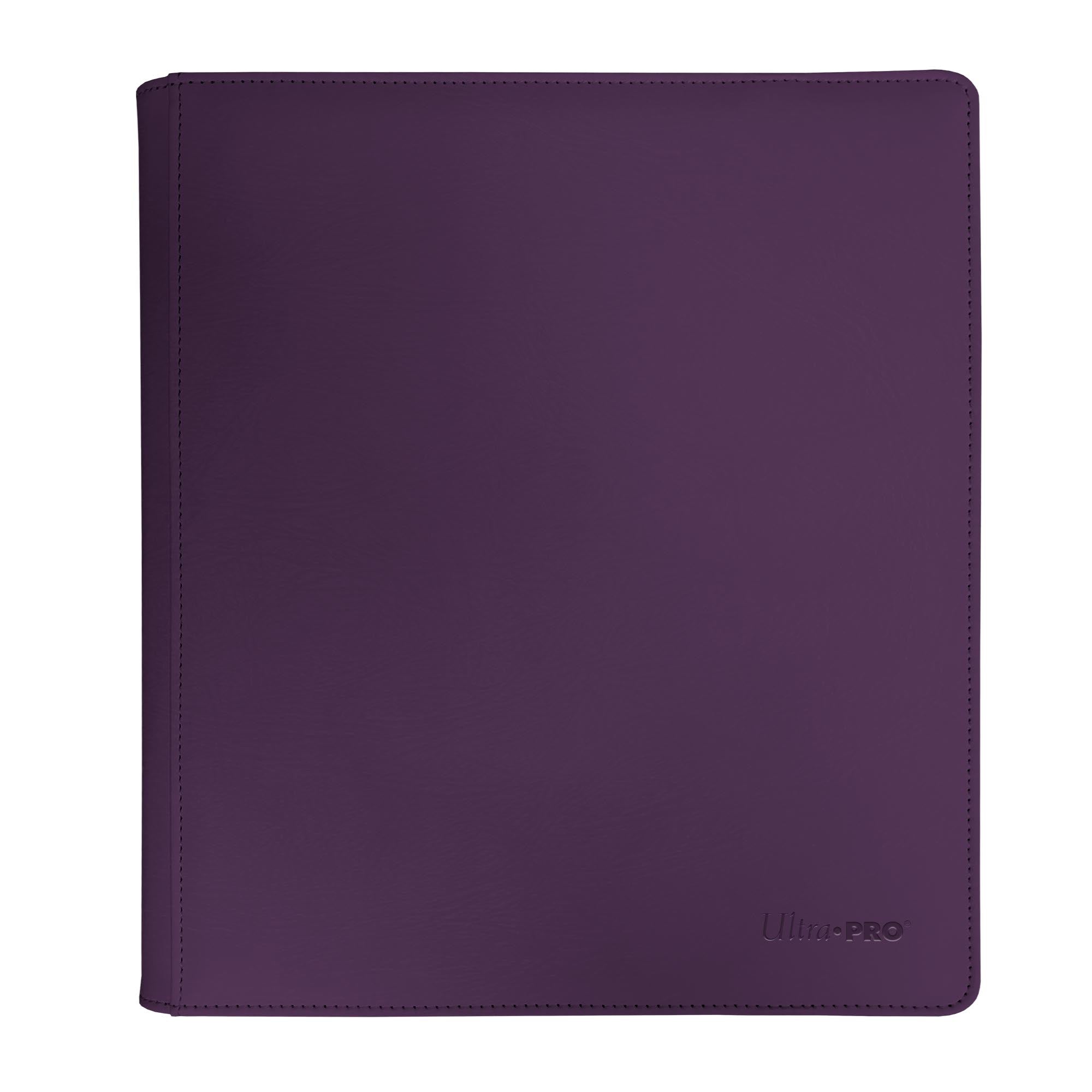 Ultra Pro Zippered PRO Binder 12-Pocket Vivid Midnight Plum