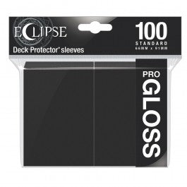 Deck Pro Eclipse Gloss Sleeves Jet Black - 100
