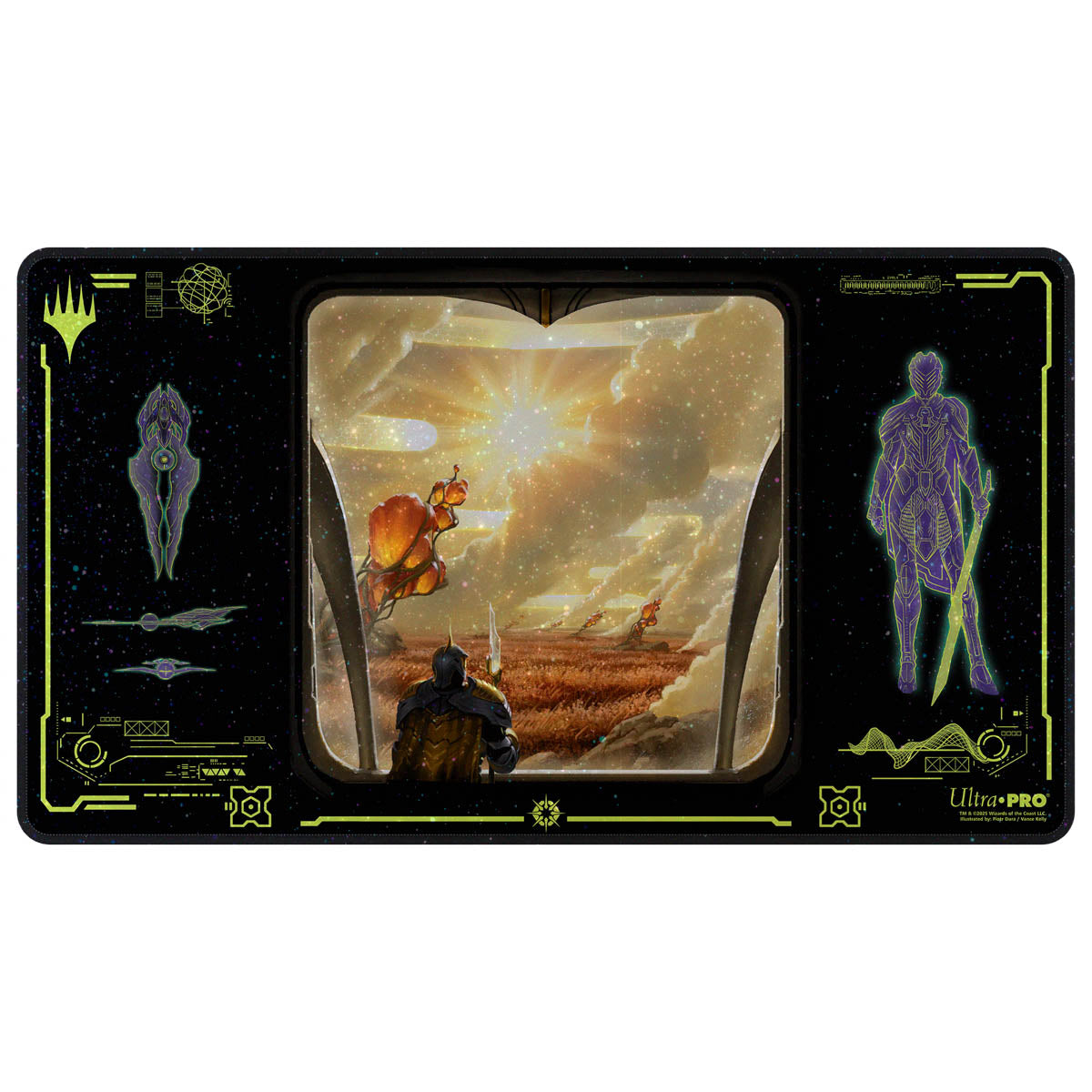 Ultra Pro Holofoil Playmat Magic the Gathering Edge of Eternities White Mythic