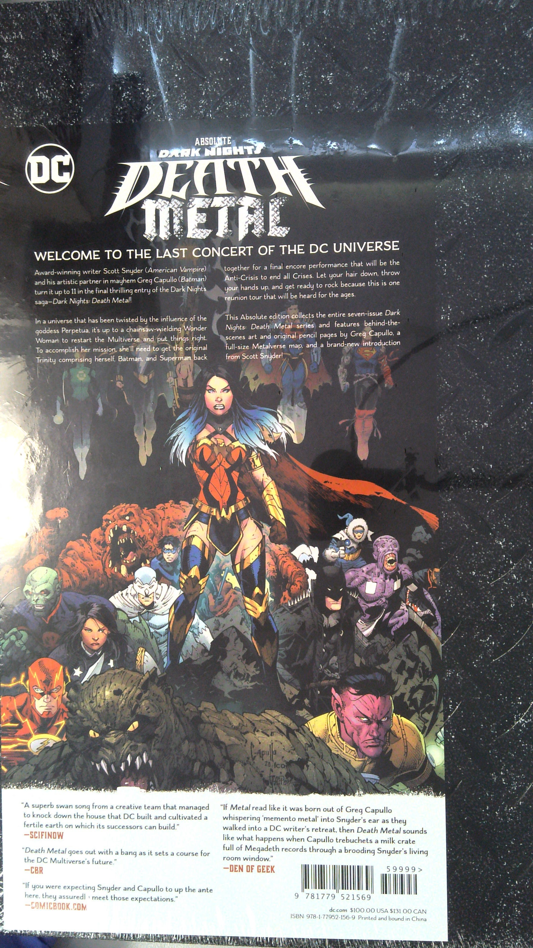 Absolute Dark Nights: Death Metal Hardcover Slipcase
