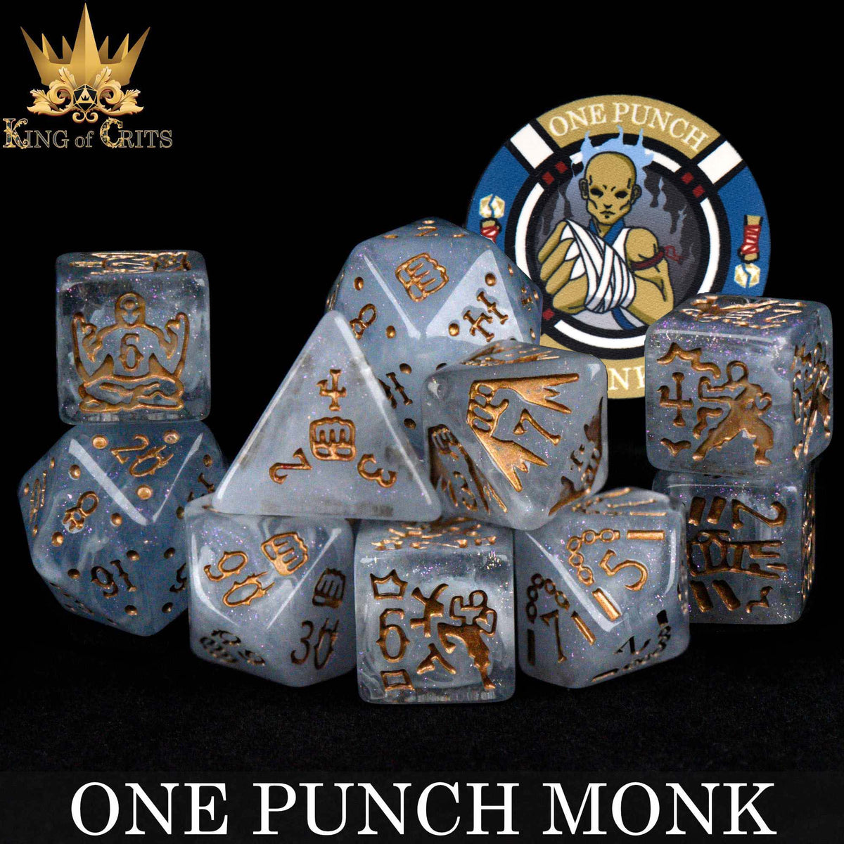 One Punch Monk - 11 Dice Set