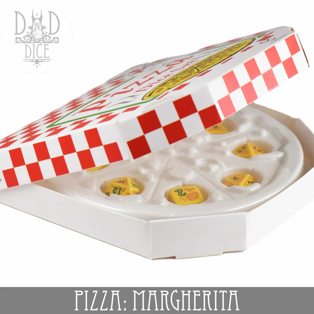 Pizza Margherita 7pc Dice Set