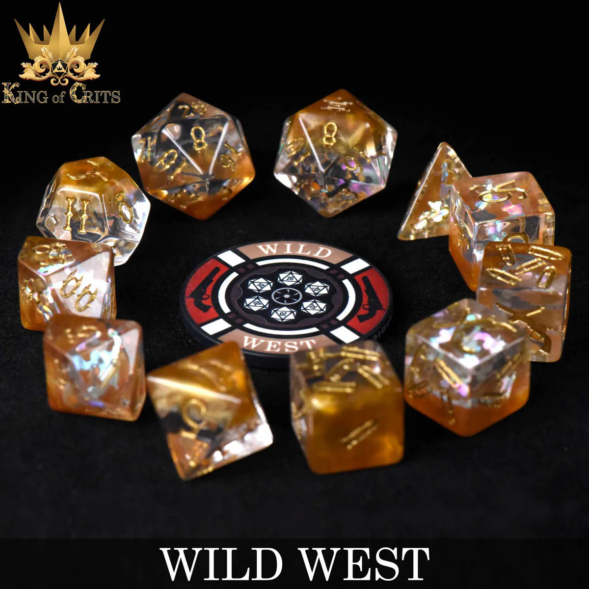 Wild West 11pc Dice Set