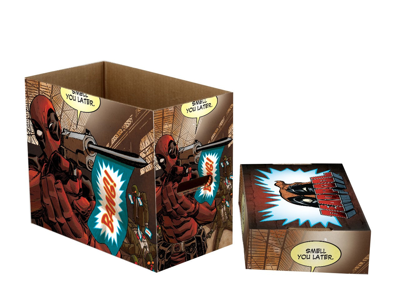 Deadpool Bang Marvel Short Comic Storage Box