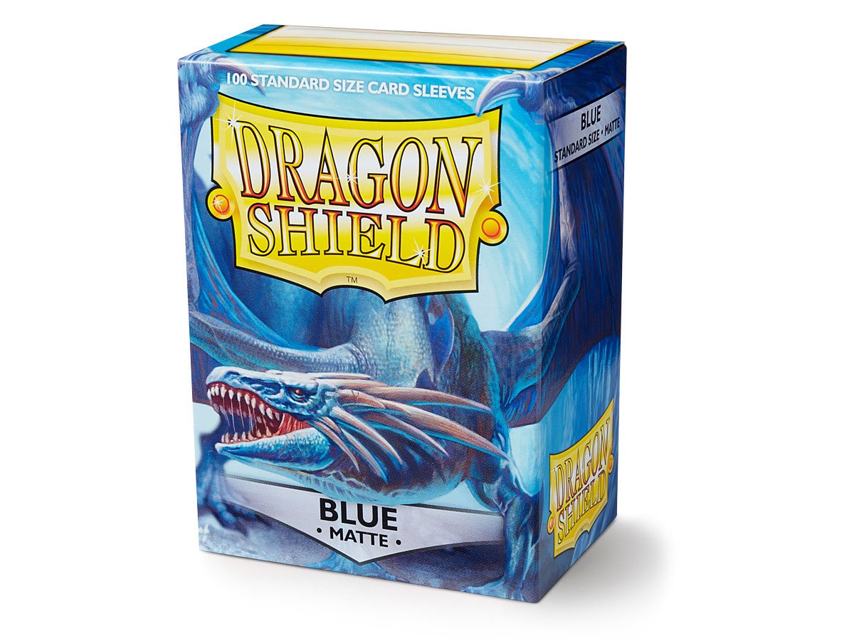 Dragon Shield Sleeves: Standard Matte - Blue 100CT