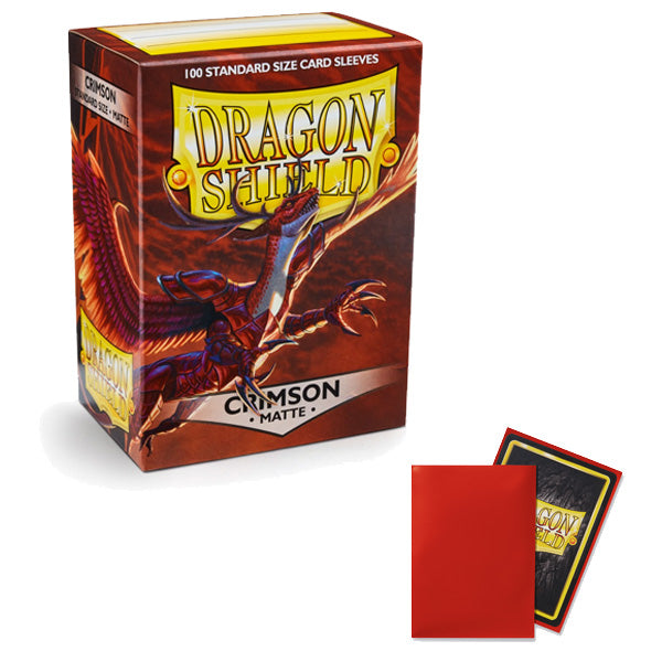 Dragon Shield Sleeves: Standard Classic - Crimson 100CT