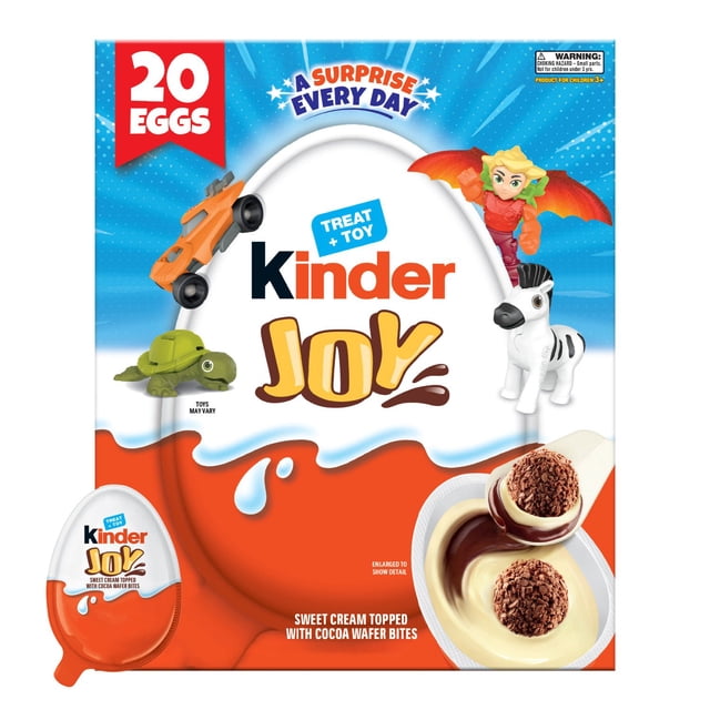 Kinder Joy Everyday White Chocolate Surprise Egg, 0.7 oz