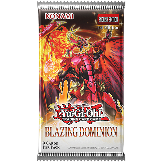Yugioh Blazing Dominion Booster Pack