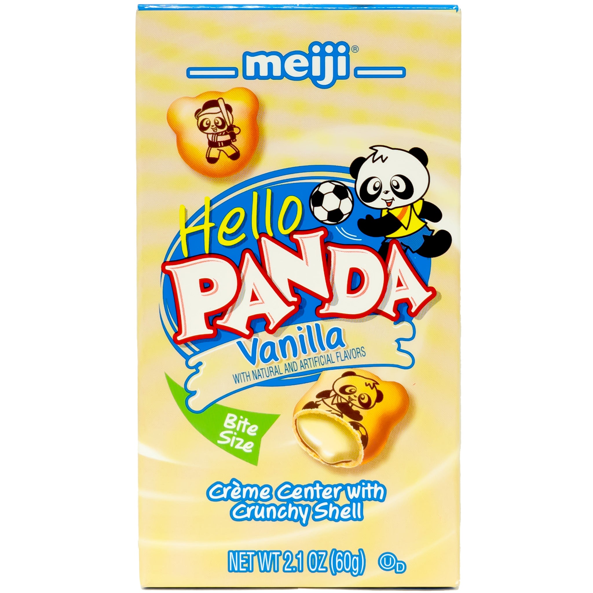 MEIJI Hello Panda Cookies Filled with Vanilla Cream 60g