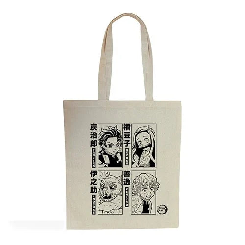 Demon Slayer Group Tote Bag