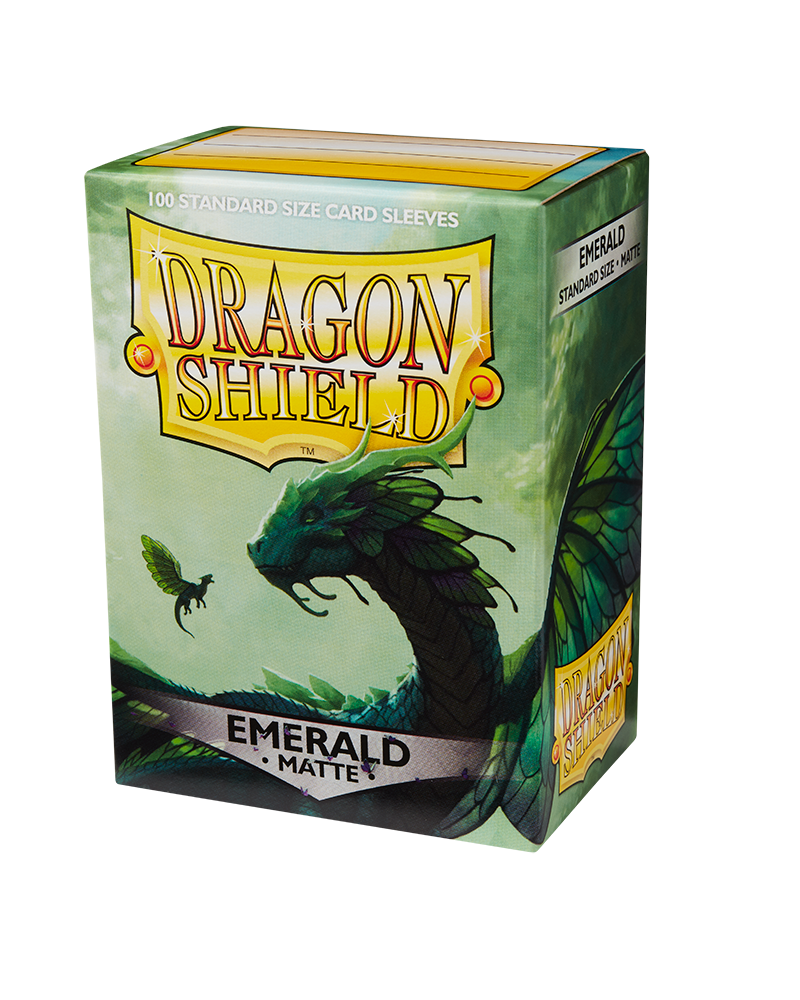 Dragon Shield Sleeves: Standard Matte - Emerald 100CT