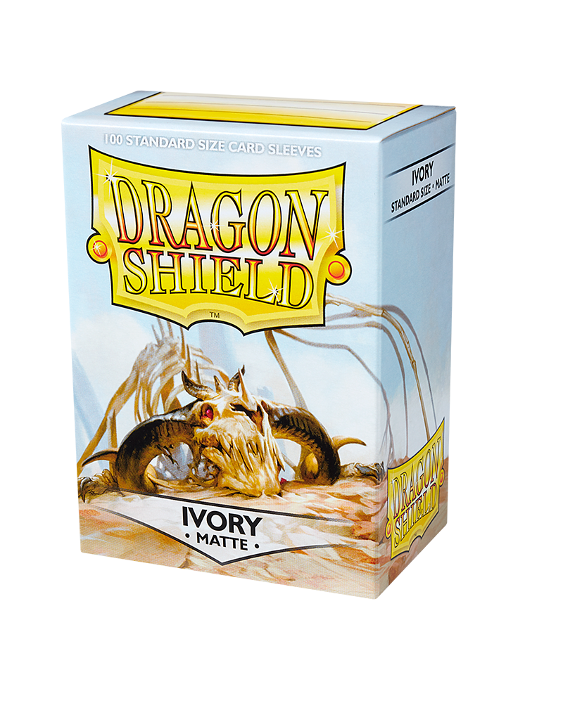 Dragon Shield Sleeves: Standard Matte - Ivory 100CT